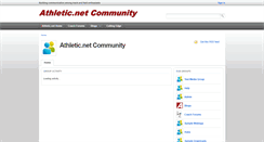 Desktop Screenshot of cs.athletic.net