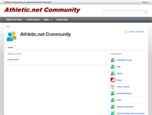 Tablet Screenshot of cs.athletic.net